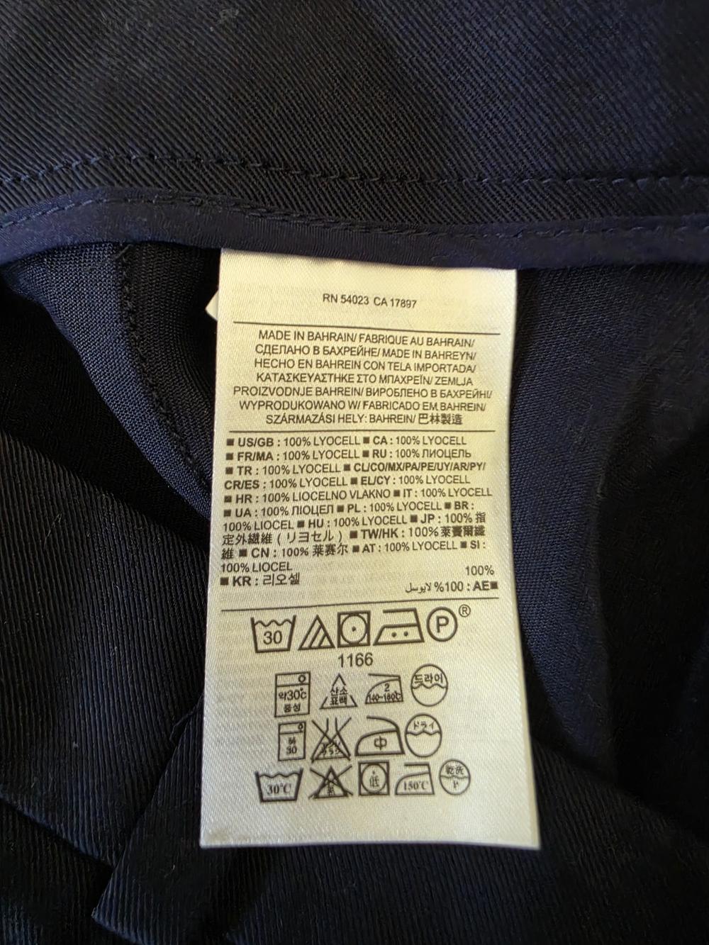NWT! Banana Republic Navy Straight-Leg Pants with White & Red Trim Size 2 - Picture 5 of 7